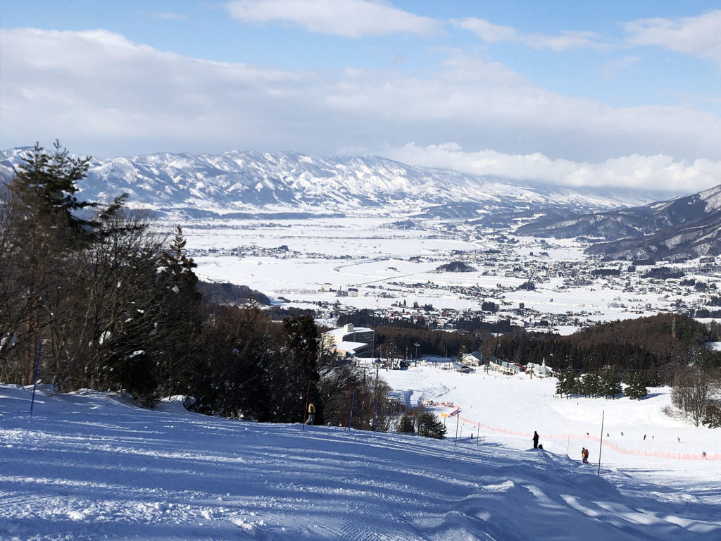 回転競技のコースです